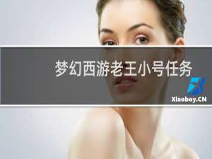 梦幻西游老王小号任务