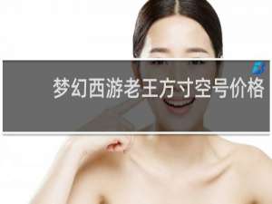 梦幻西游老王方寸空号价格