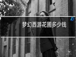 梦幻西游花圃多少钱