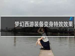梦幻西游装备变身特效效果