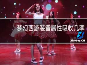 梦幻西游装备属性吸收几率