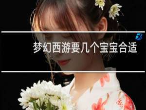 梦幻西游要几个宝宝合适