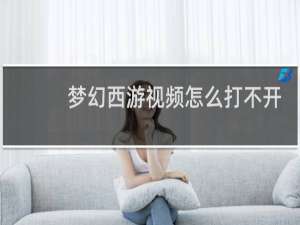 梦幻西游视频怎么打不开