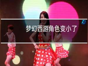 梦幻西游角色变小了