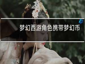 梦幻西游角色携带梦幻币