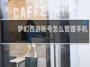 梦幻西游账号怎么管理手机