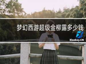 梦幻西游超级金柳露多少钱