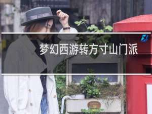 梦幻西游转方寸山门派