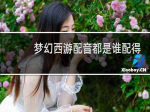 梦幻西游配音都是谁配得