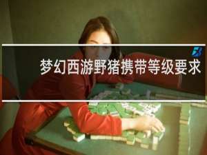 梦幻西游野猪携带等级要求