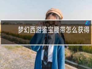 梦幻西游鉴宝腰带怎么获得