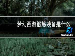 梦幻西游锻炼装备是什么