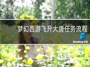 梦幻西游飞升大唐任务流程