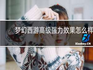 梦幻西游高级强力效果怎么样