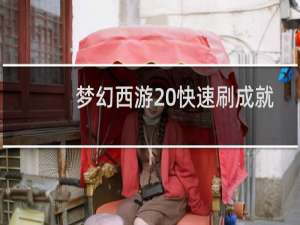 梦幻西游 快速刷成就