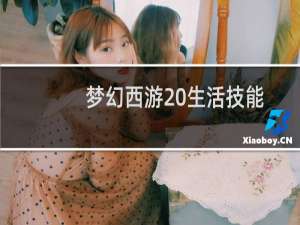 梦幻西游 生活技能