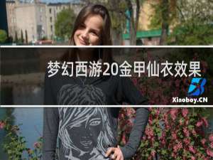 梦幻西游 金甲仙衣效果