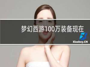 梦幻西游100万装备现在