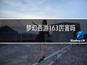 梦幻西游163厉害吗