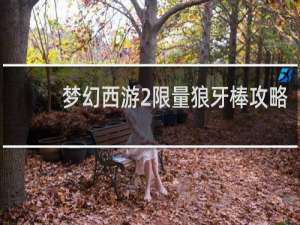 梦幻西游2限量狼牙棒攻略