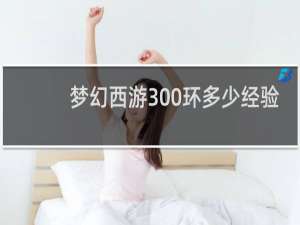 梦幻西游300环多少经验
