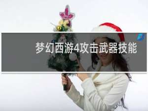 梦幻西游4攻击武器技能