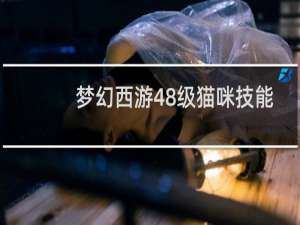 梦幻西游48级猫咪技能