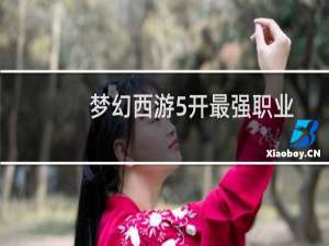 梦幻西游5开最强职业