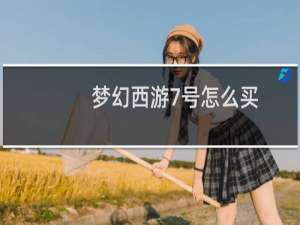 梦幻西游7号怎么买