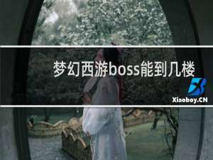 梦幻西游boss能到几楼