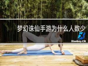 梦幻诛仙手游为什么人数少