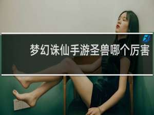梦幻诛仙手游圣兽哪个厉害
