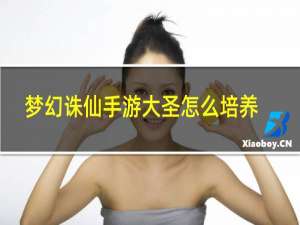梦幻诛仙手游大圣怎么培养