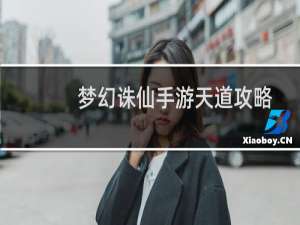 梦幻诛仙手游天道攻略