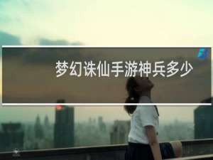梦幻诛仙手游神兵多少