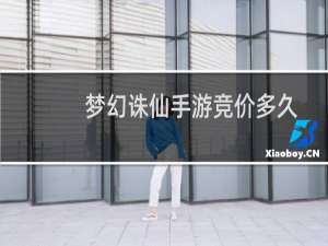 梦幻诛仙手游竞价多久