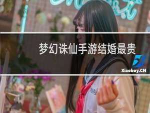 梦幻诛仙手游结婚最贵