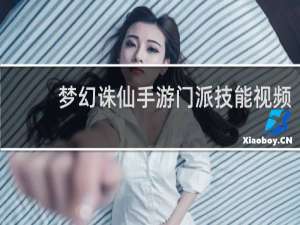 梦幻诛仙手游门派技能视频