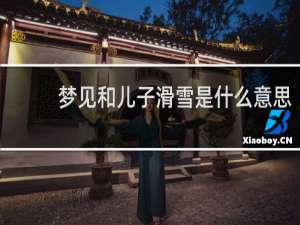 梦见和儿子滑雪是什么意思