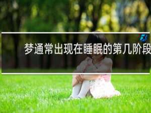 梦通常出现在睡眠的第几阶段