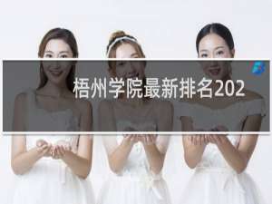 梧州学院最新排名 2025全国排名第几