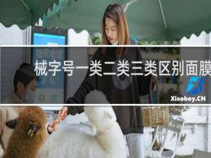 械字号一类二类三类区别面膜