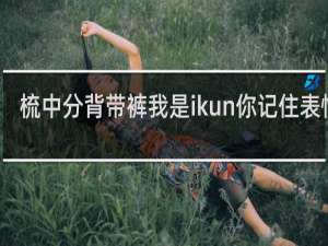 梳中分背带裤我是ikun你记住表情包