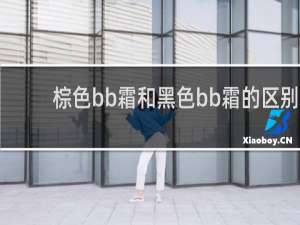 棕色bb霜和黑色bb霜的区别