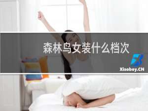 森林鸟女装什么档次