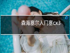 森海塞尔入门塞cx3.00简单测评