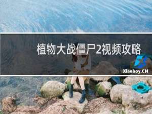 植物大战僵尸2视频攻略