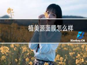 植美源面膜怎么样