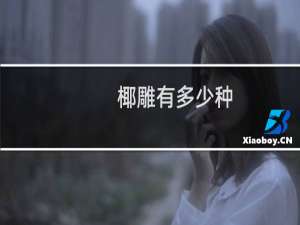 椰雕有多少种