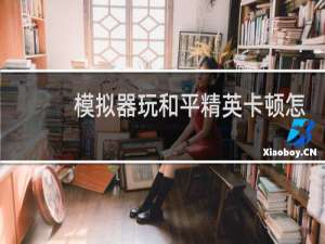 模拟器玩和平精英卡顿怎么解决